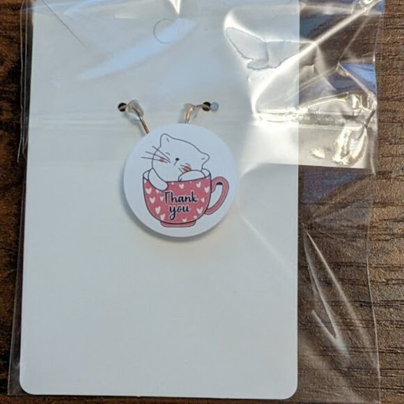 Coffee and Cats Earrings - Picture 7 of 8